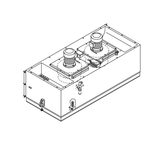 ICF filter recovery – fan box
